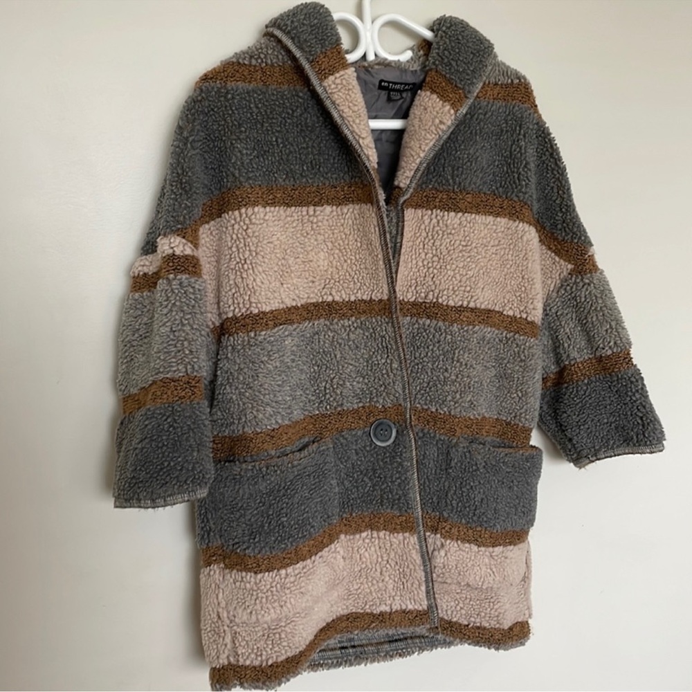 EN THREAD Wool Blend Coat